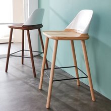 B4665 메이바텐체어 목재 플라스틱 홈바 카페 식탁 인테리어 디자인 의자