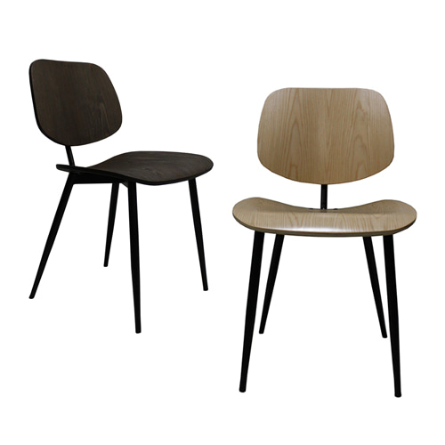 C4748 아리아체어 우드 스틸 홈 카페 식탁 거실 인테리어 디자인 의자