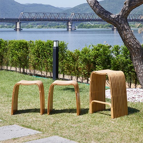 B4669 하루바체어 우드 목재 완조립 바텐 아일랜드 식탁 카페 디자인 의자