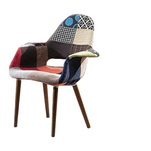 C4211 오가닉체어 패브릭 목재 우드 패턴 디자인 인테리어 의자