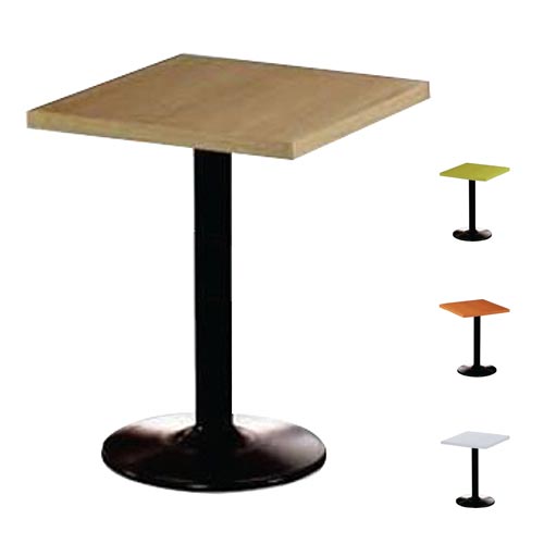 T1204 테이블 목재 사각 상판 철재다리 카페 실내 업소용 티테이블