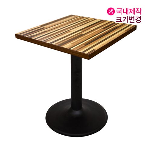 T5086 제작테이블 멜라민 사각 철재다리 제작 야외 업소용 테이블