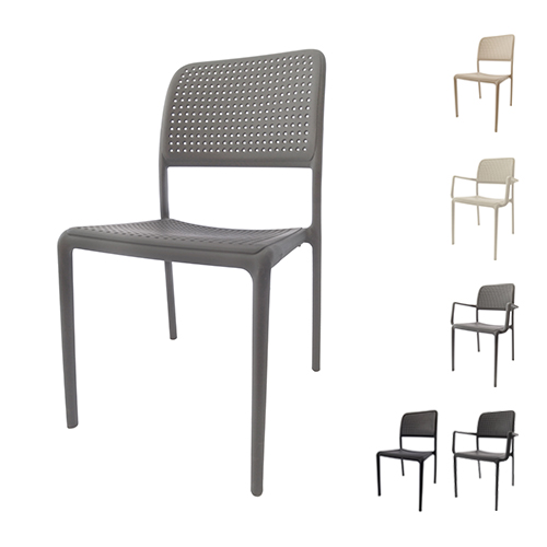 C1310 에어체어 플라스틱 완조립 실내외겸용 카페 업소 가든 인테리어 디자인 의자 /p